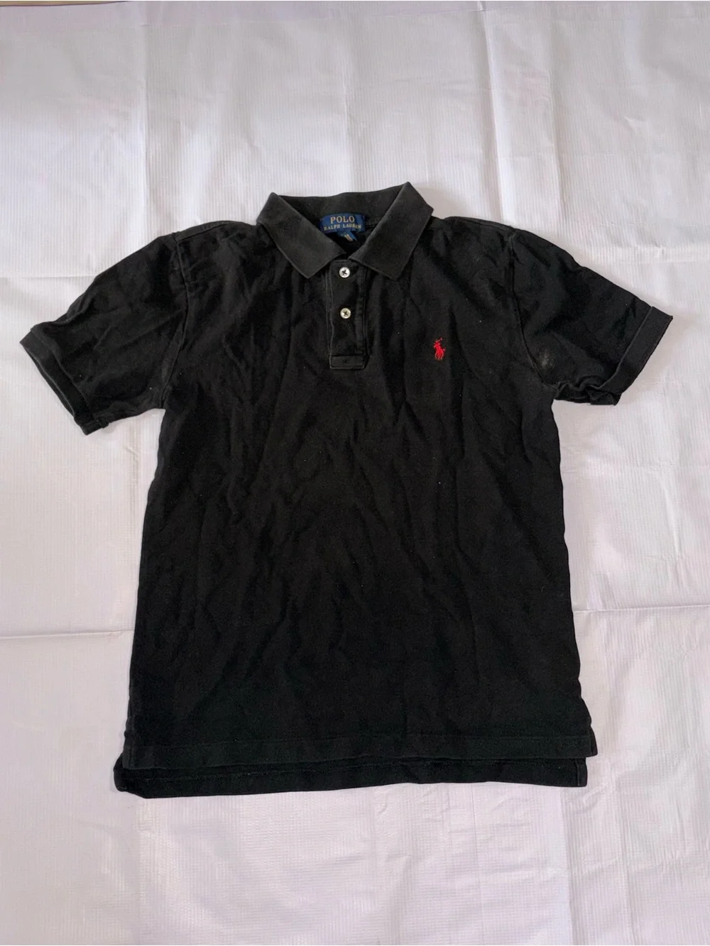 Polo by Ralph Lauren Black Polo Shirt with Red Pony